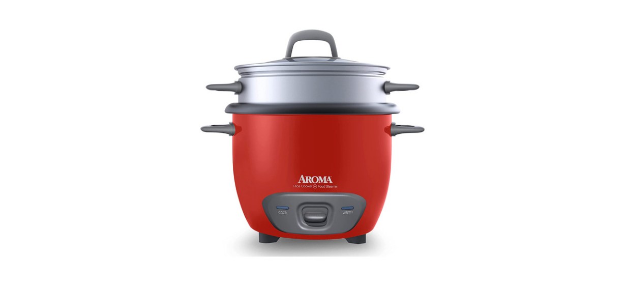 Aroma 6-Cup Pot Style Rice Cooker and Food Steamer