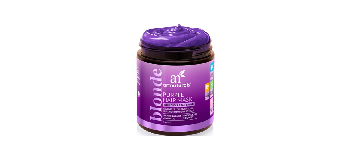 Best ArtNatural Purple Hair Mask for Blonde, Silver &amp; Platinum Hair