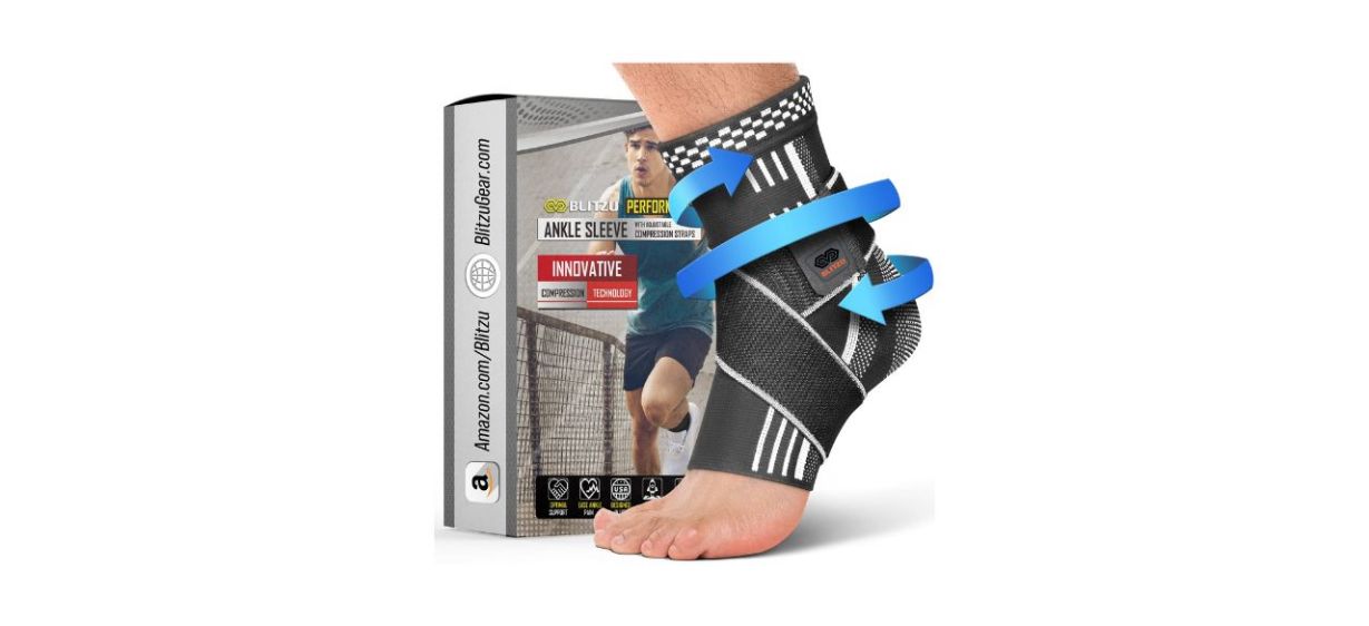 Best Blitzu Ankle Brace With Adjustable Compression Support