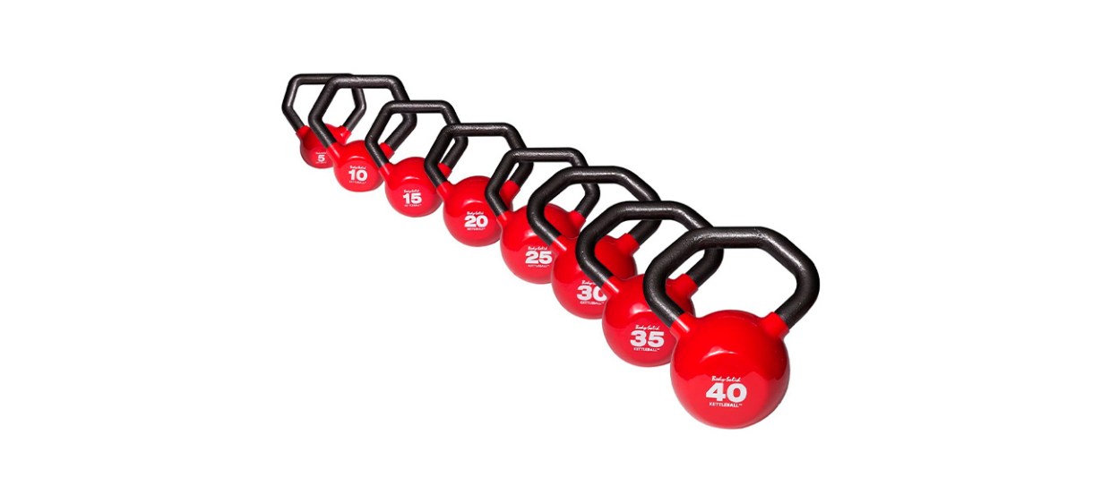 Best Body Solid Vinyl-Coated Kettlebell Set