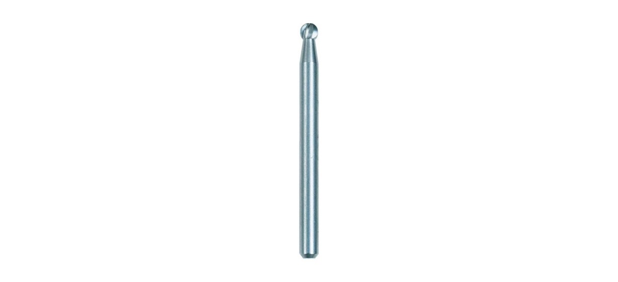 A light blue metal rotary tool bit
