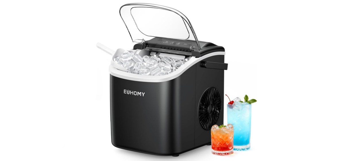 EUHOMY Countertop Ice Maker Machine