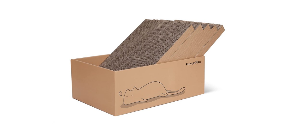 best FUKUMARU Cat Scratcher with Box