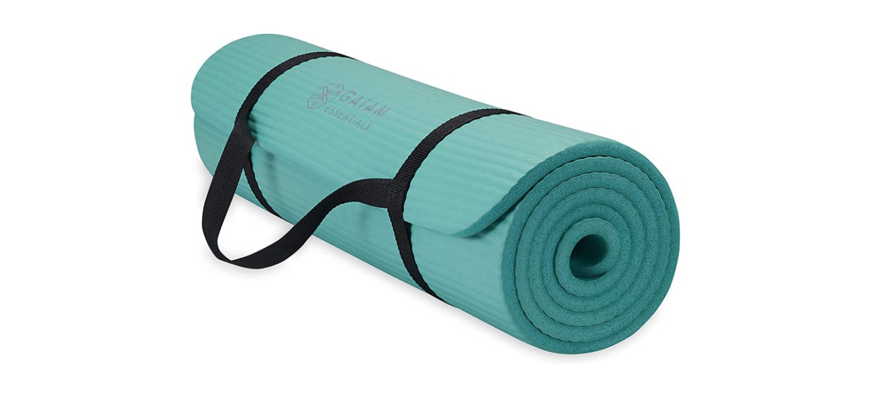 Gaiam Essentials Thick Yoga Mat