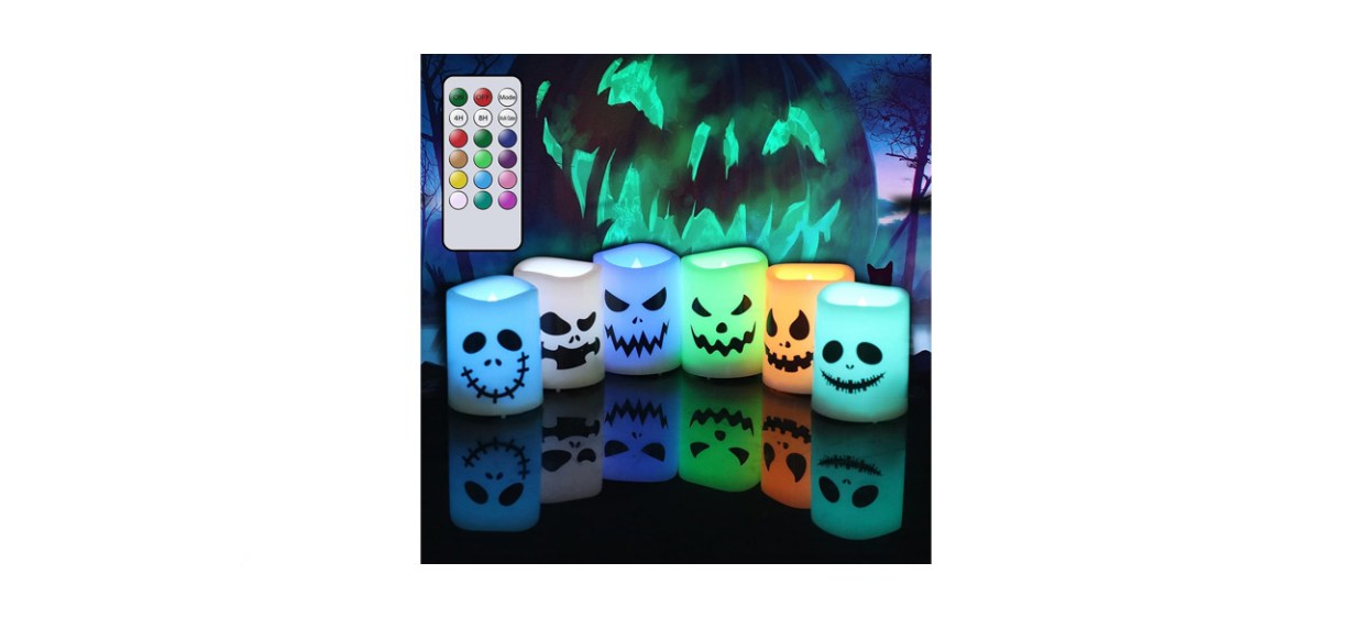 Best GenSwin Halloween Flameless Candles