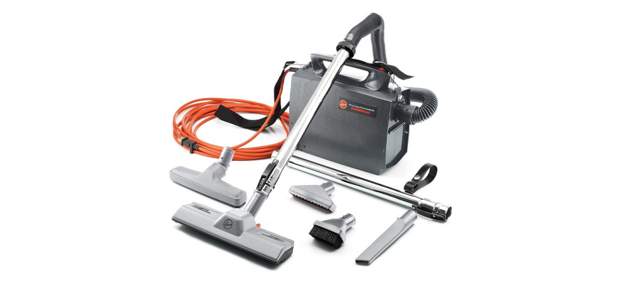 Best Hoover Commercial Portapower Lightweight Canister Vacuum