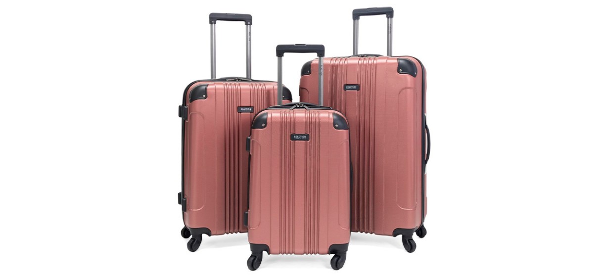 Best Kenneth Cole REACTION Out of Bounds 3-Piece Hardside 4-Wheel Spinner Luggage Set