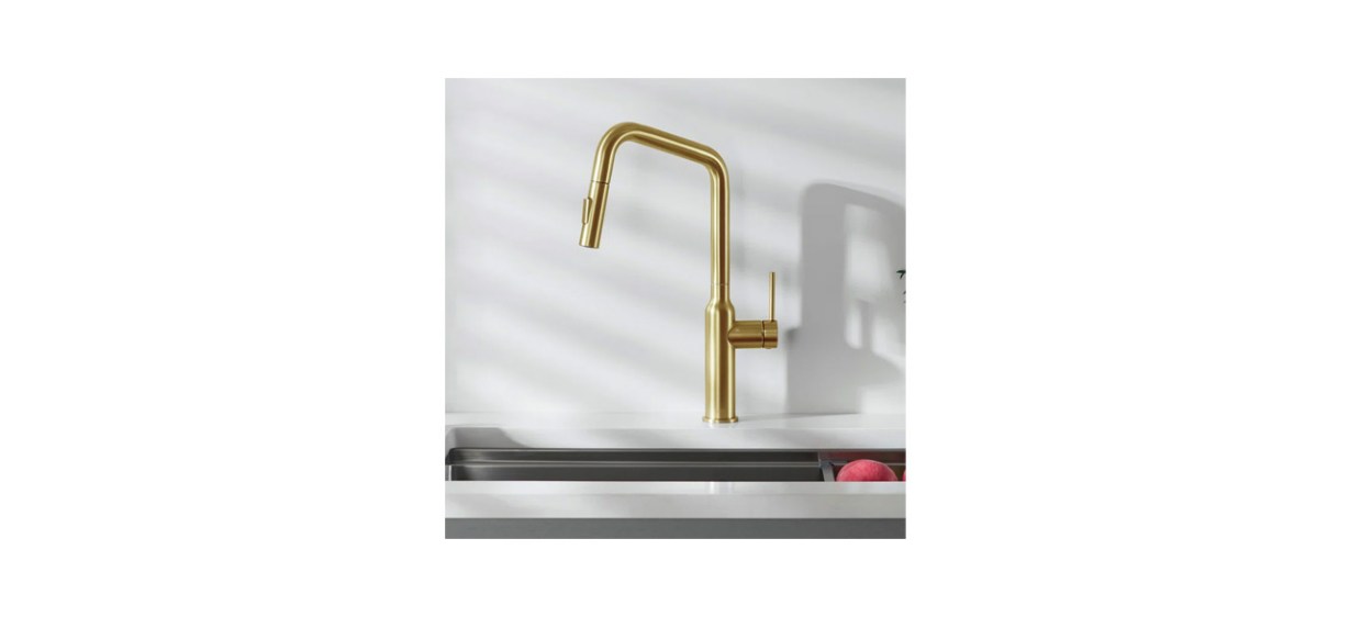 Best Kibi Macon Pull Down Single Handle Kitchen Faucet