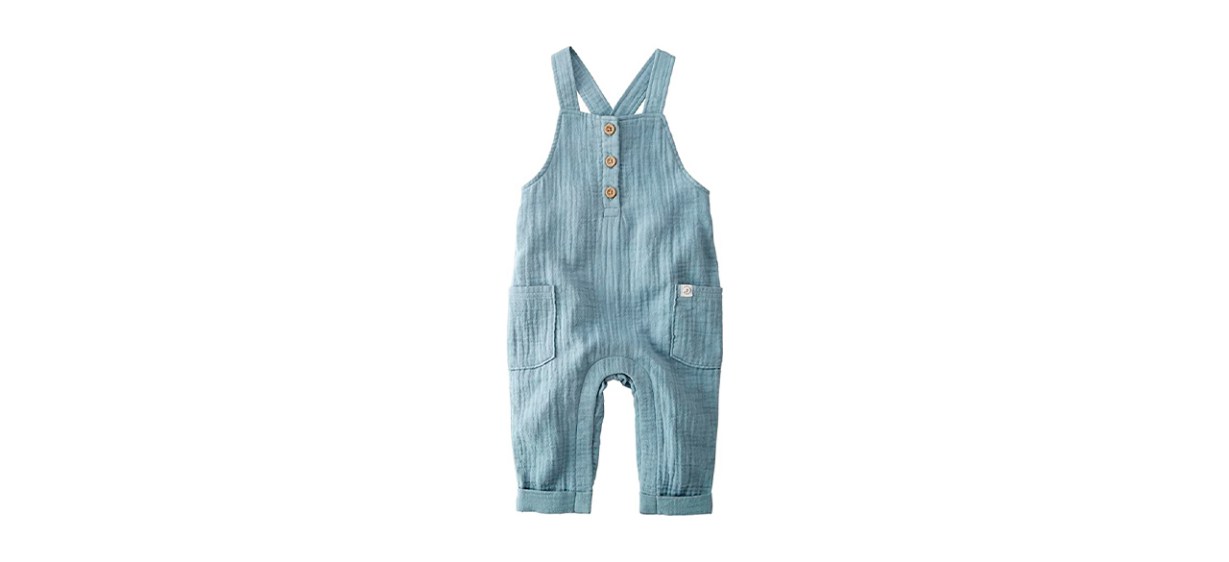 Best Little Planet by Carter's Organic Cotton Gauze Baby Overalls