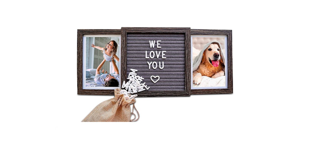 Best Oak Letters Customizable Fathers Day Picture Frame