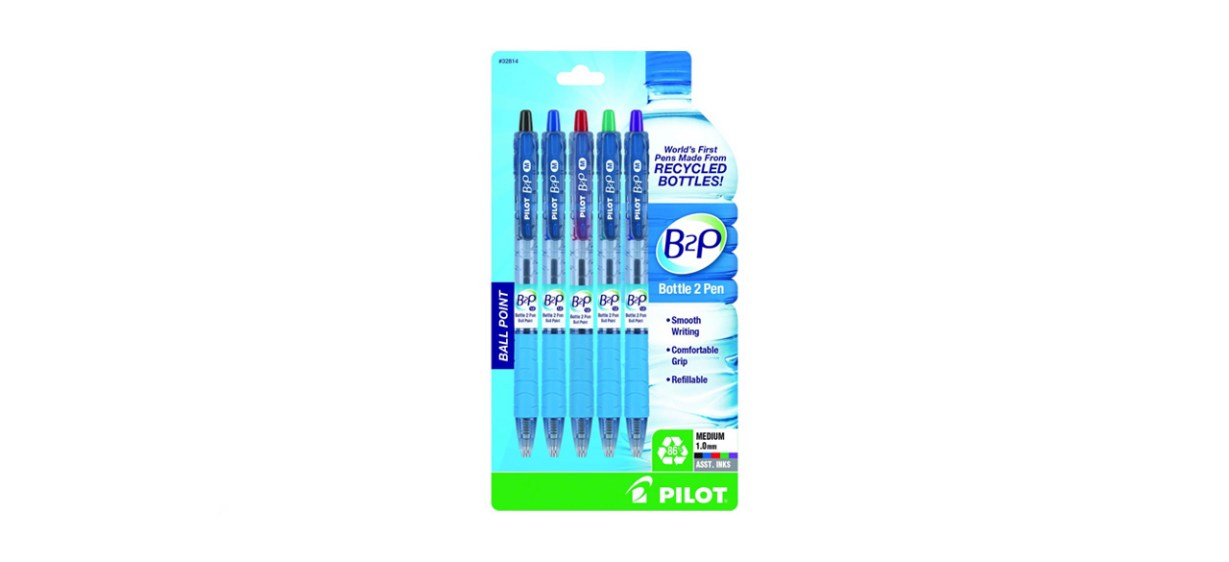 PILOT B2P Bottle to Pen Refillable Ballpoint Pens