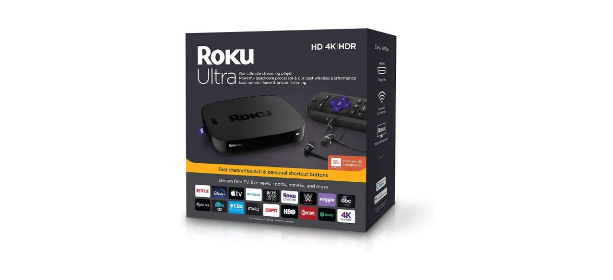 Roku Ultra 4K HDR Streaming Player