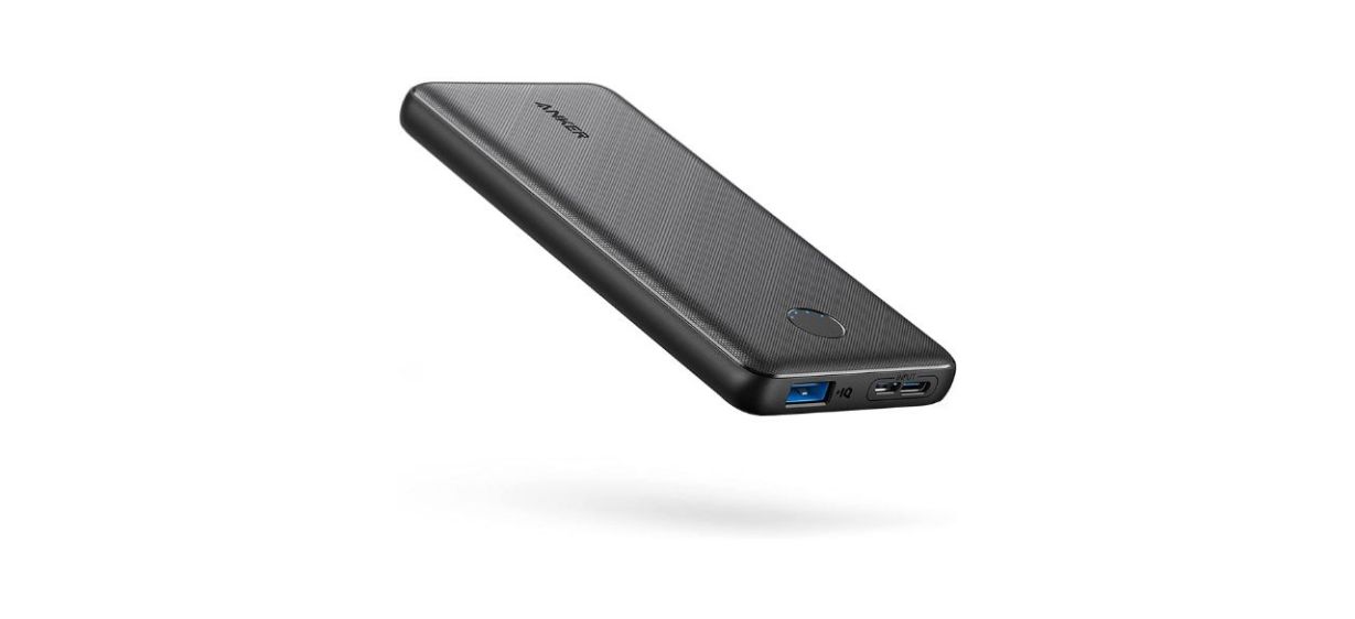 Anker Portable Charger on white background