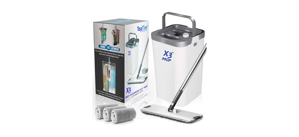 Best TopTier Products X3 Mop and Bucket Set