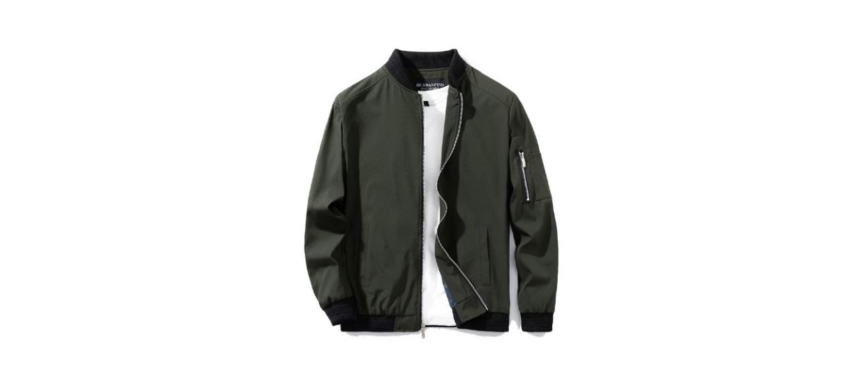 Best Urbanfind Mens Slim Fit Lightweight Bomber Jacket