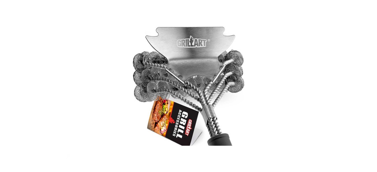 best Weetiee GrillArt Grill Brush and Scraper