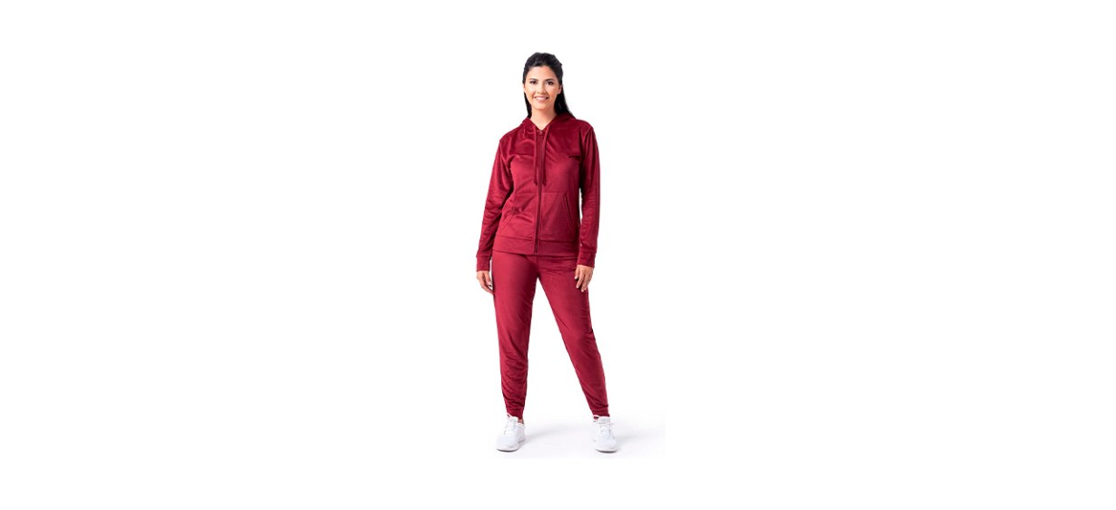 Best Wrights Womens Velour Tracksuit