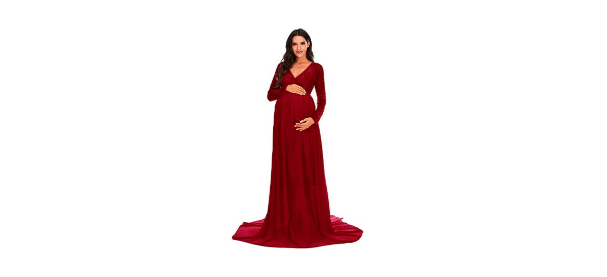 Best Ziumudy Maternity Photo Shoot Dress