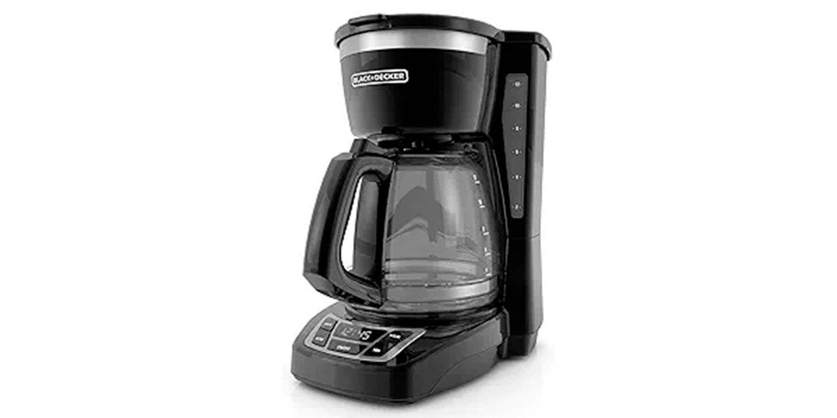 Black and Decker Digital Coffee Maker on white background