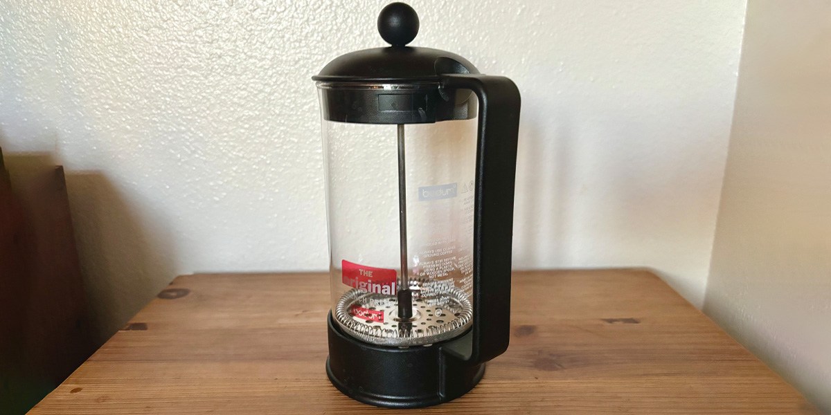 Bodum Brazil French Press on table