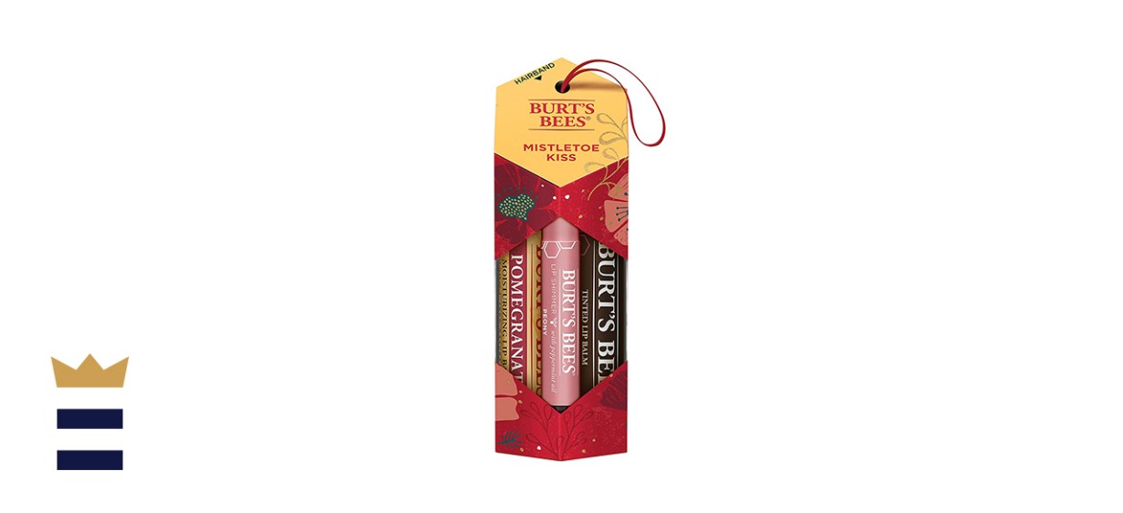 Burt’s Bees Stocking Stuffer Holiday Gift 3 Tubes of Lip Care