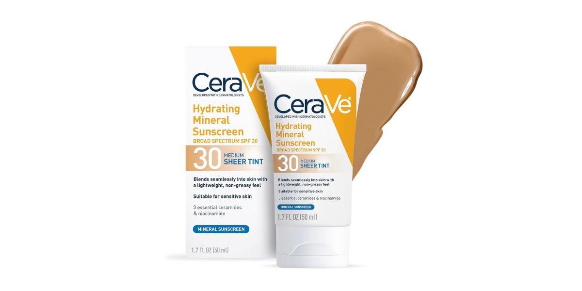 CeraVe Hydrating Mineral Sunscreen SPF 30 with Sheer Tint