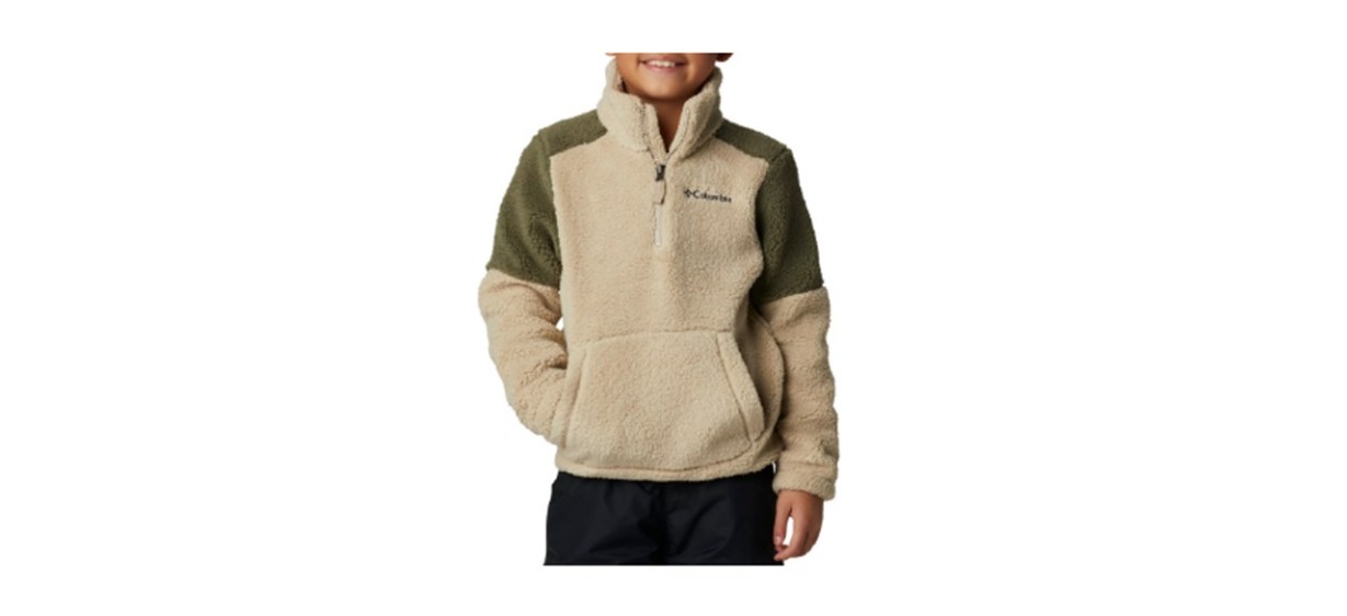Columbia Boy’s Rugged Ridge III Sherpa Half Zip Pullover