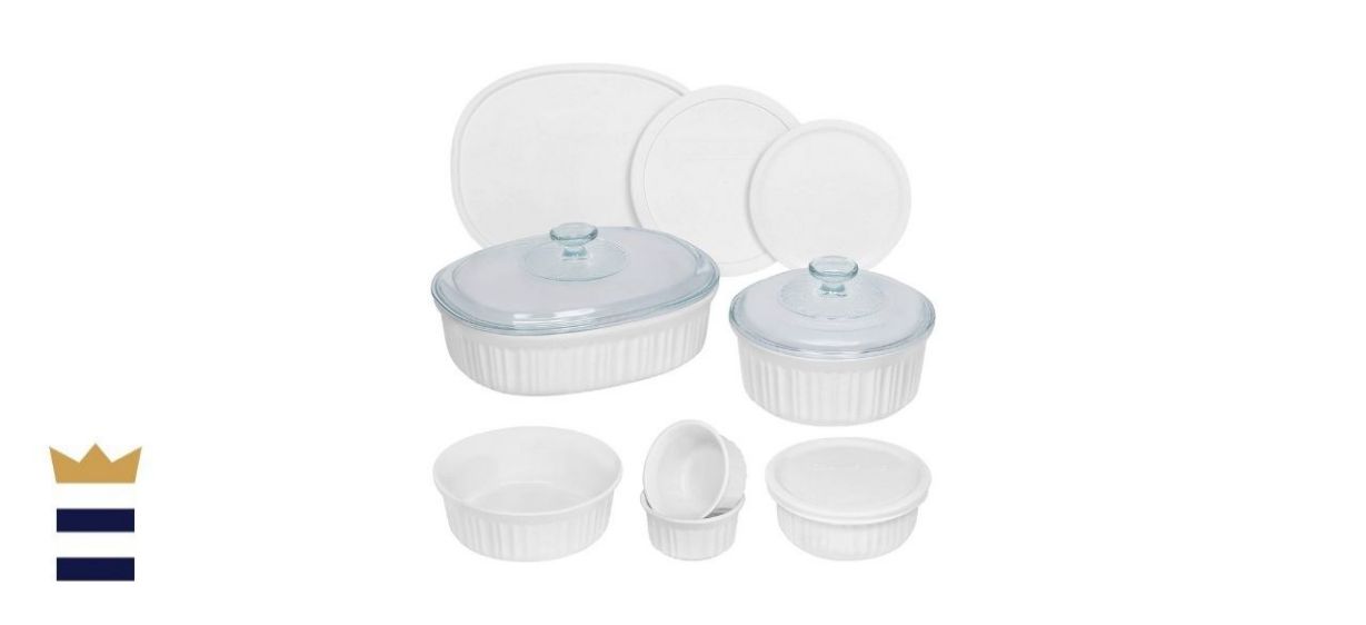 CorningWare French White 12-Pc. Bakeware Set