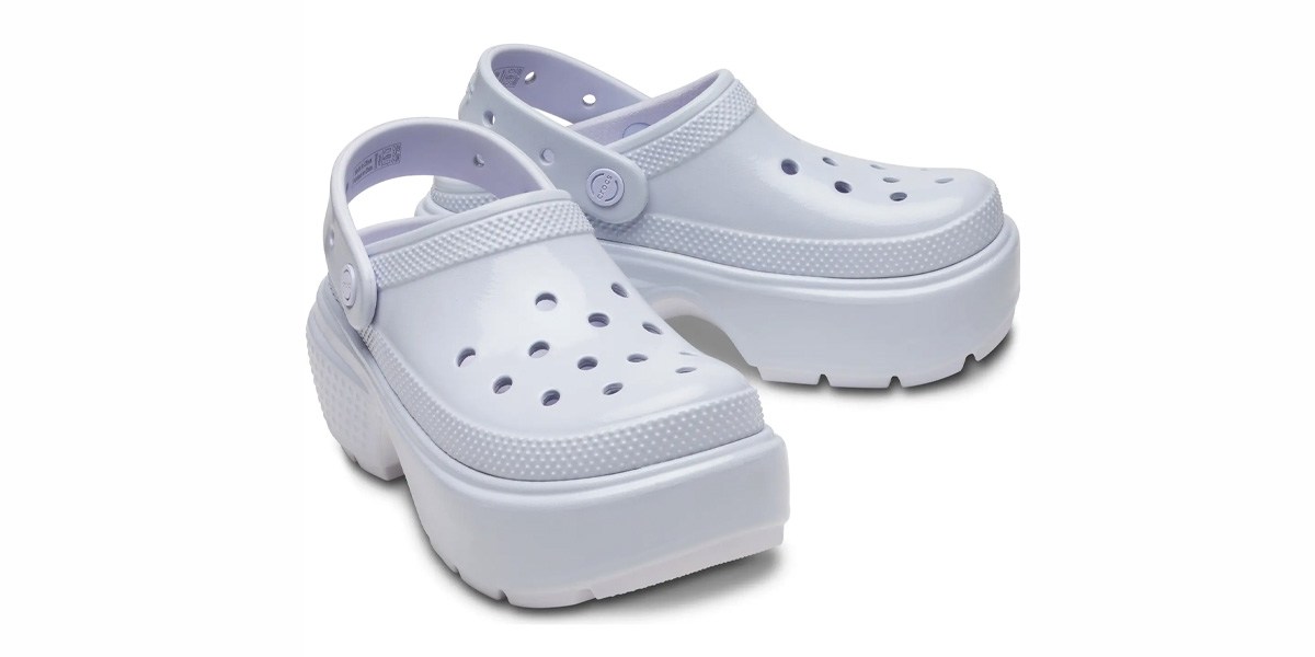 Crocs Stomp High Shine Platform Slingback Clog (Women)