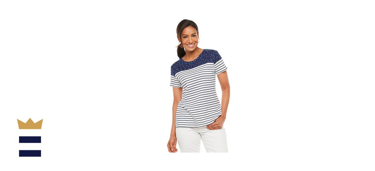 Croft &amp; Barrow Essential Crew Neck Tee