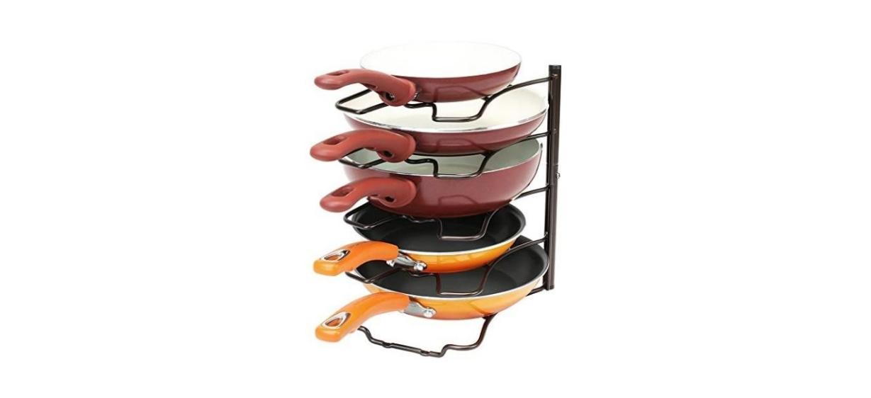DecoBros Cabinet Pan Organizer Shelf Rack