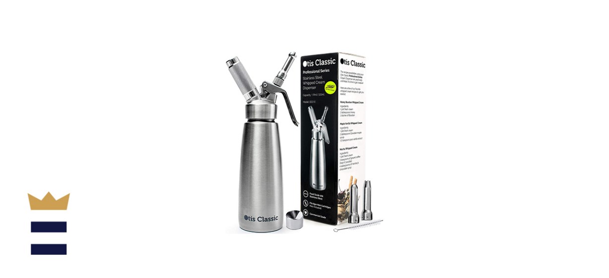 Otis Classic Whipped Cream Dispenser Stainless Steel