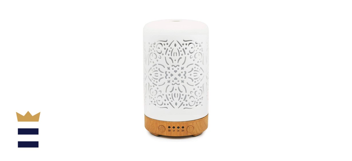 Earnest Living White Ceramic Essential Oil Diffuser