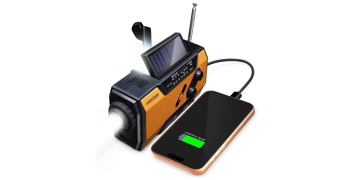 FosPower NOAA Emergency Weather Radio 