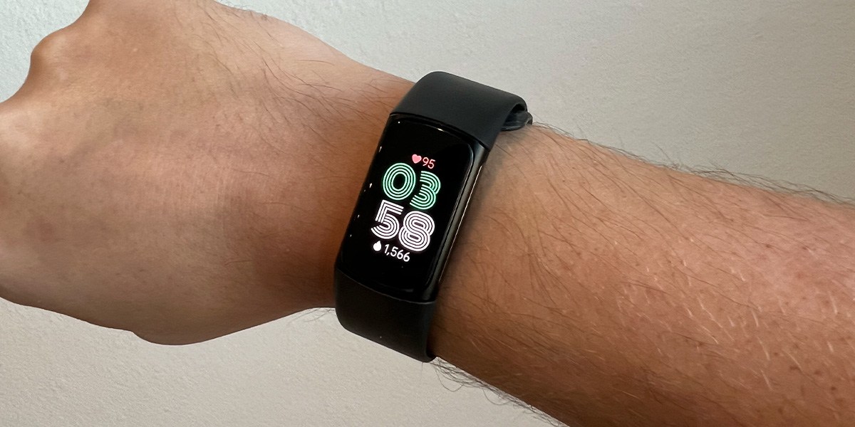 Closeup of Fitbit Charge 6 on wrist