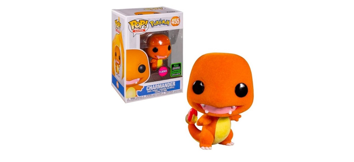 Funko POP Games- Pokemon- Charmander Flocked