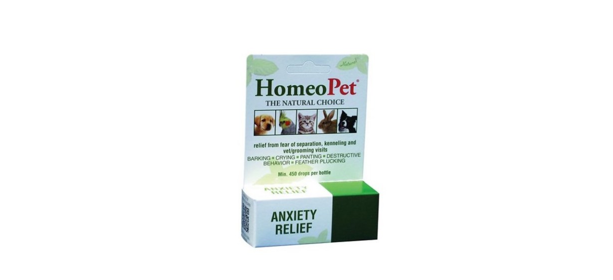 HomeoPet Anxiety Relief Natural Homeopathic Remedy for Pets
