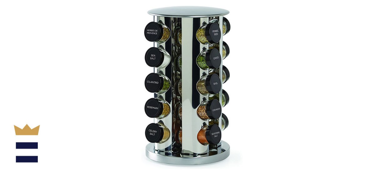 Kamenstein Revolving 20-Jar Countertop Rack Tower