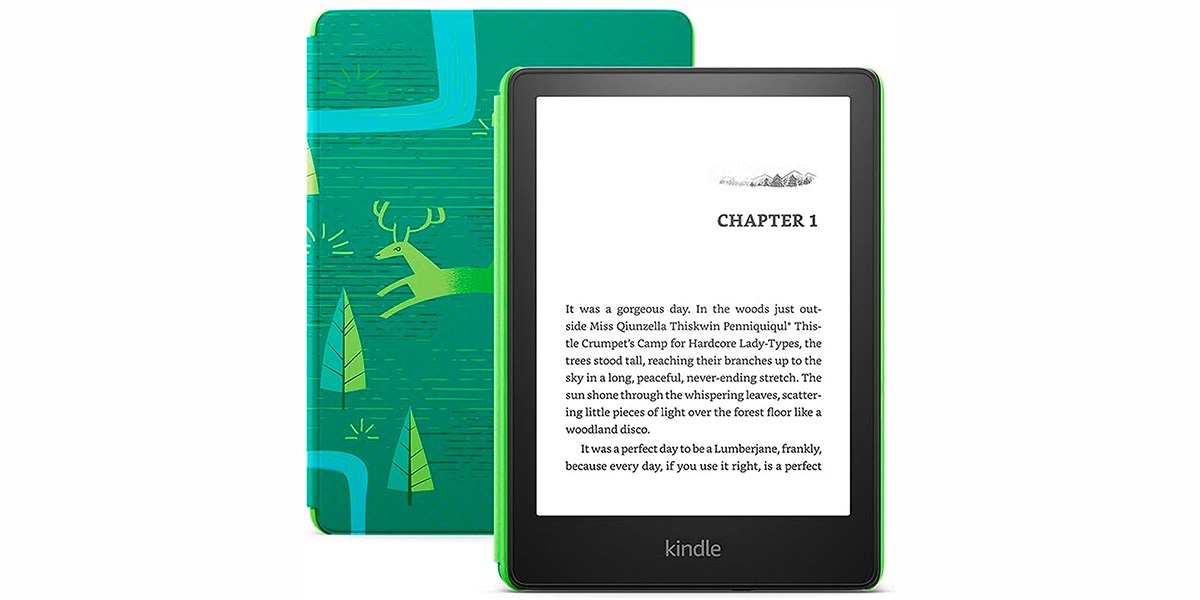Kindle Paperwhite Kids on white background