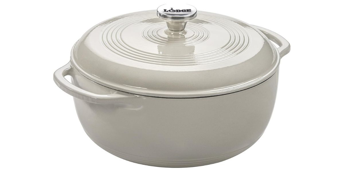 Lodge 6 Quart Enameled Cast Iron Dutch Oven