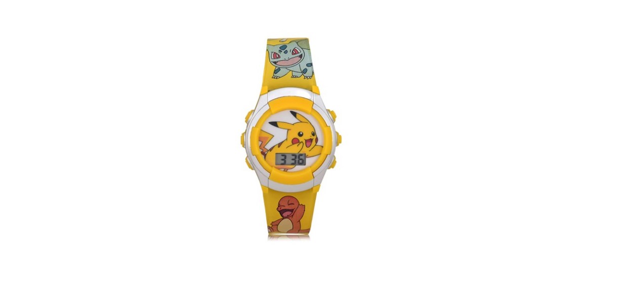 Pokémon Kids' Quartz Watch with Plastic Strap