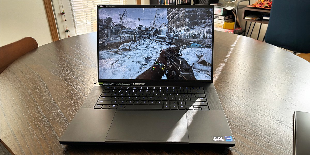 Razer Blade 16 Gaming Laptop on table
