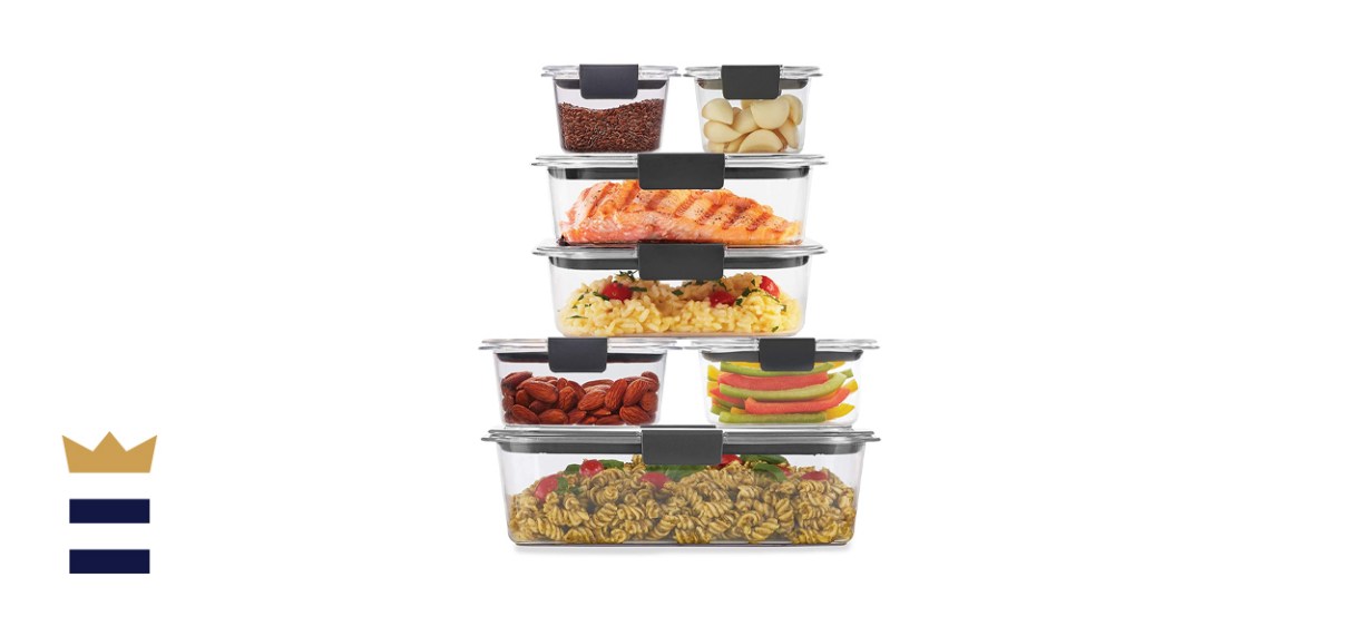 Rubbermaid Brilliance Storage 14-Piece Plastic Lids 
