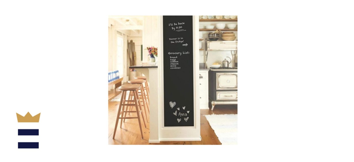 self-stick chalkboard decal