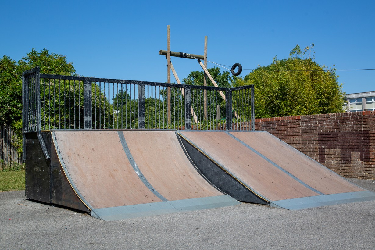 a skateboard ramp