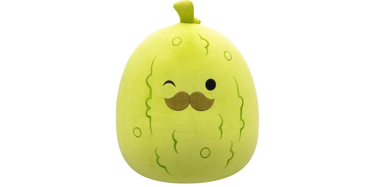  Squishmallows Original 24-Inch Charles Pickle with Mustache