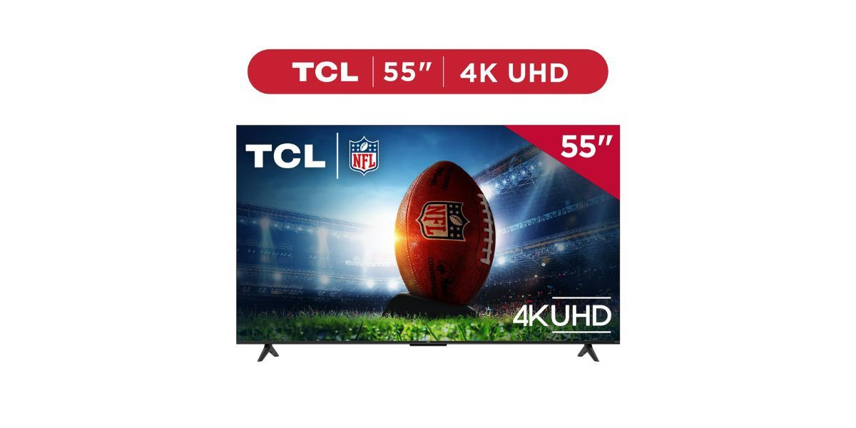 TCL 55” Class S4 (55S451) 4K UHD HDR Smart TV with Roku TV