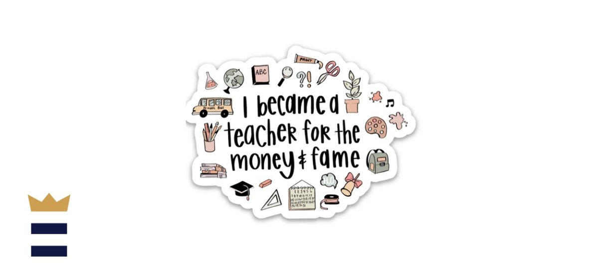 Teacher sticker decal