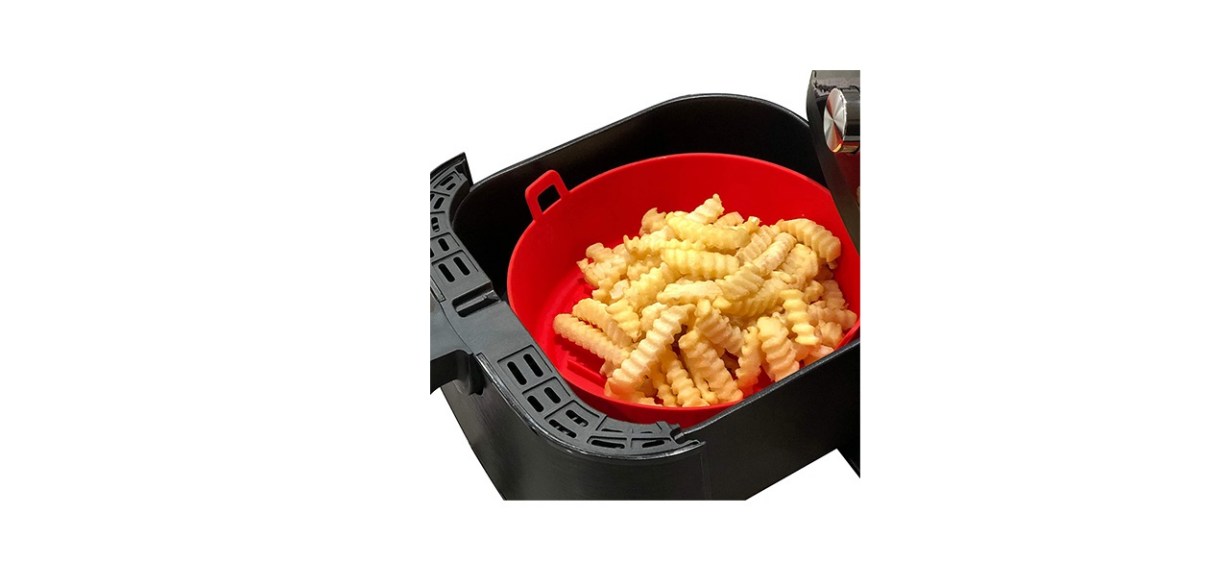 WAVELU Air Fryer Silicone Pot - [UPGRADED] Food Safe Air fryers