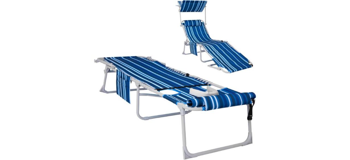 WEJOY 3 in 1 Tanning Chair on white background